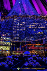 Brilliant Christmas lights at the Sony Center